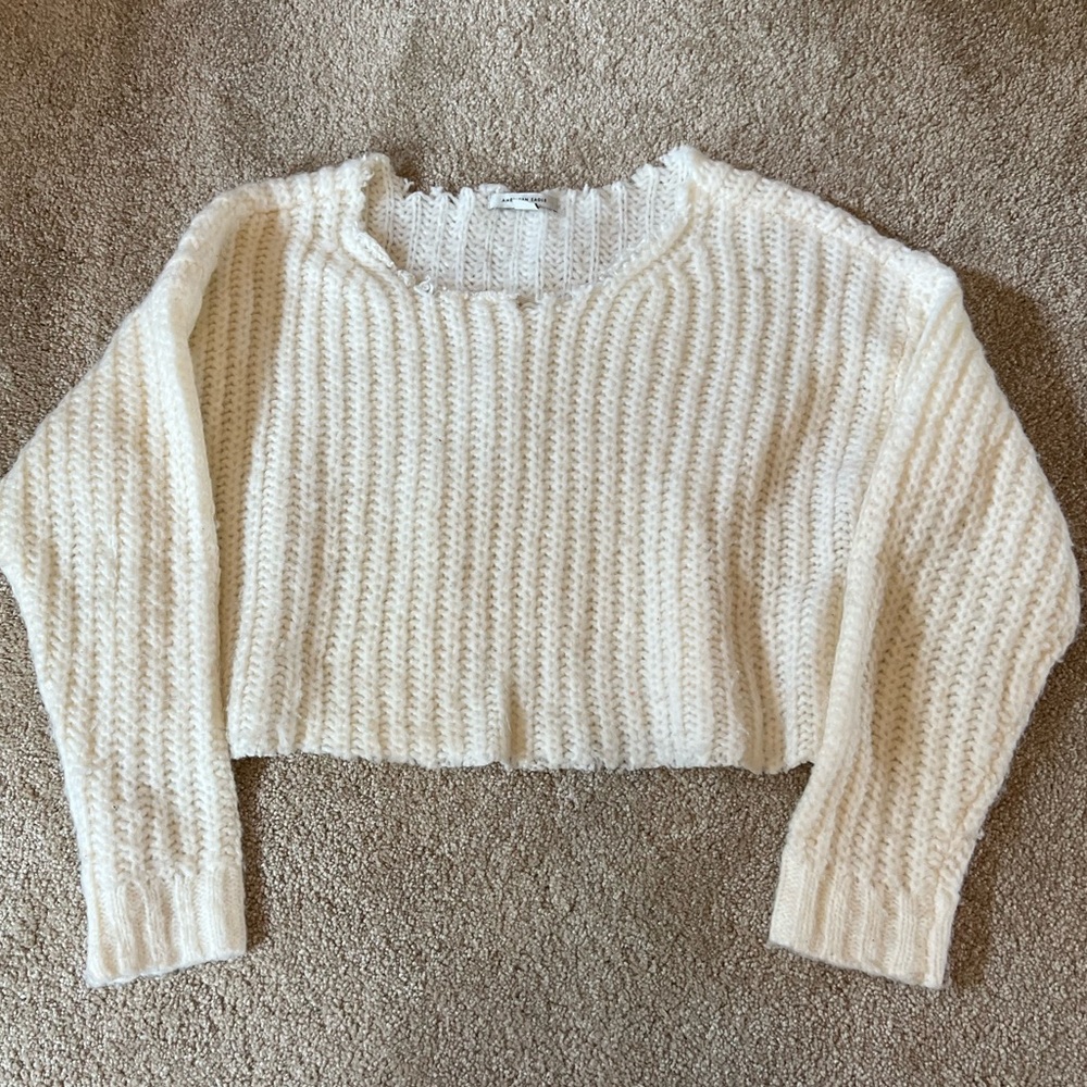 Women’s xs American Eagle brand cropped knit sweater